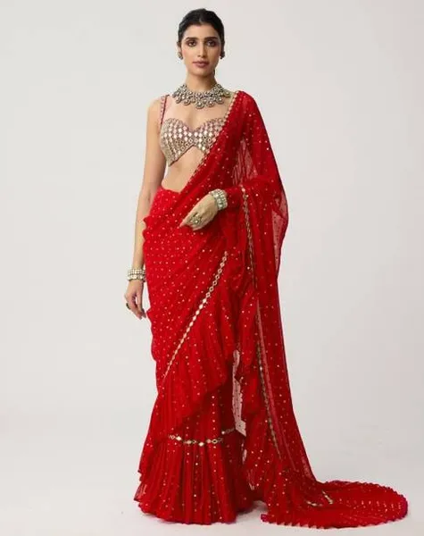 Georgette Party Wear Saree