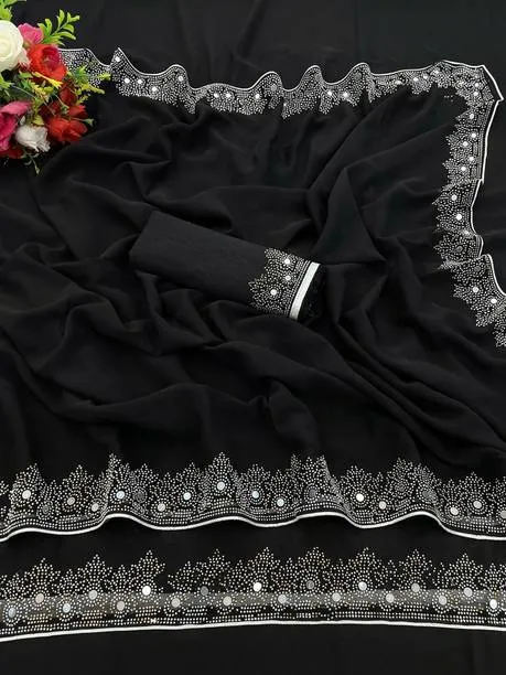Georgette Party Wear Saree