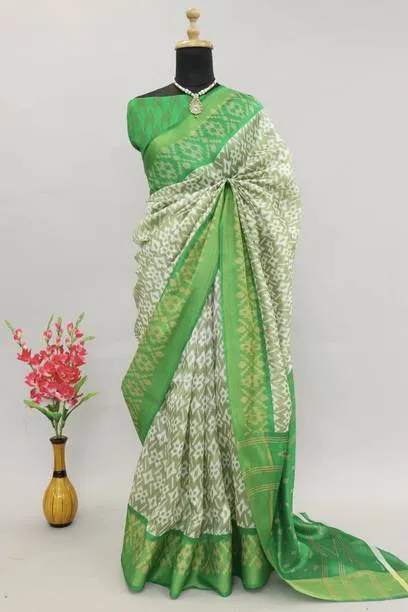 Pochampally Ikkat Silk Saree