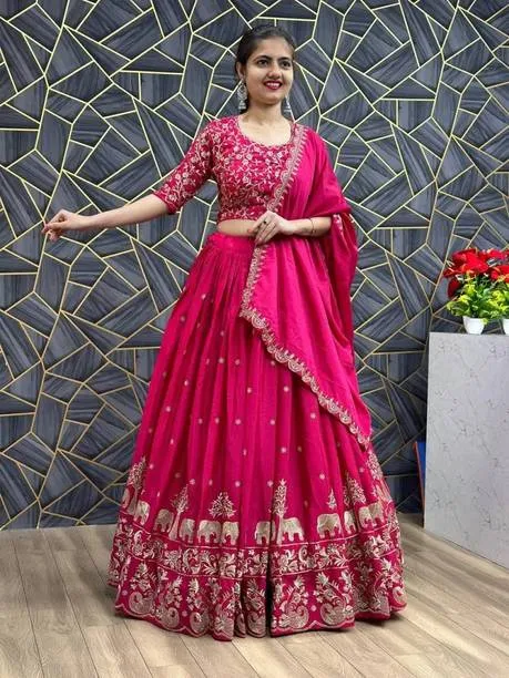 Embroidered Lehenga Choli