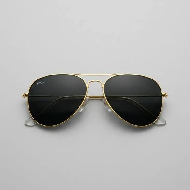 Classic Gold Aviator Sunglasses