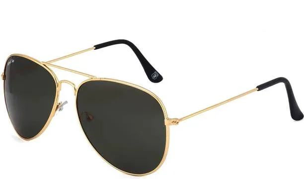 Classic Gold Aviator Sunglasses